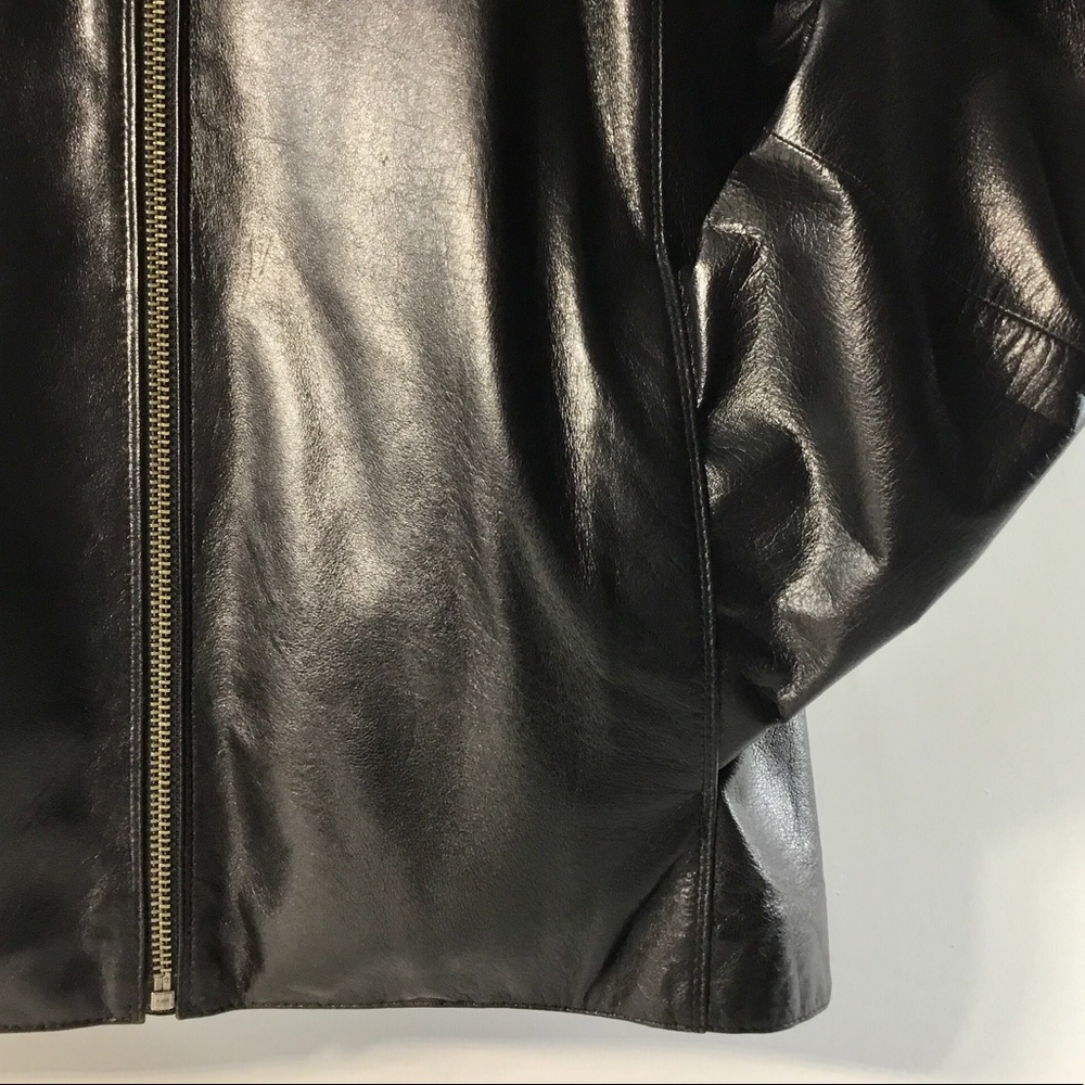 NWOT, Men’s Blk M.Julian Leather Jacket - Picture 5 of 8